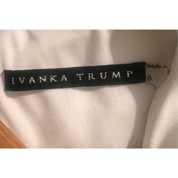 Ivanka Trump Size 6 Sleeveless Sheath Dress Colorblock Mix Pattern Professional - Picture 6 of 7